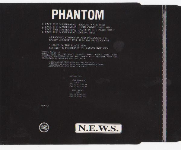 Phantom : Face The Mastermind (CD, Maxi)