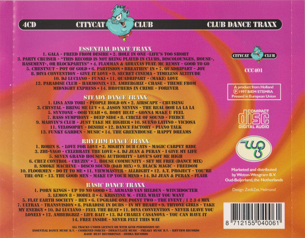 Various : Club Dance Traxx (4xCD, Comp)