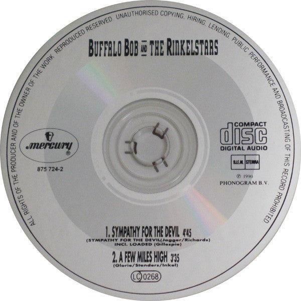 Buffalo Bob And The Rinkelstars : Sympathy For The Devil (CD, Maxi)