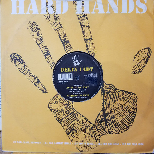 Delta Lady : Anything You Want (12")