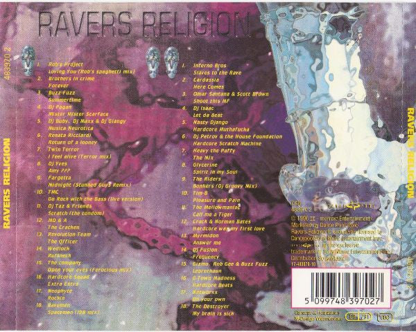 Various : Ravers Religion (Hardcore Beats) (2xCD, Comp)