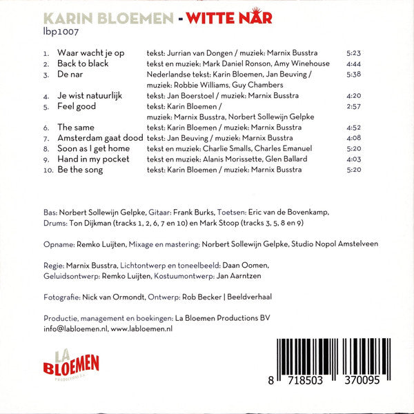 Karin Bloemen : Witte Nar (CD, Album)