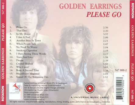 Golden Earring : Please Go (CD, Comp)