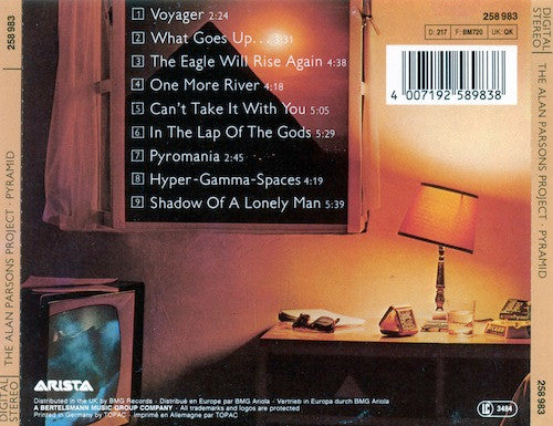 The Alan Parsons Project : Pyramid (CD, Album, RE)