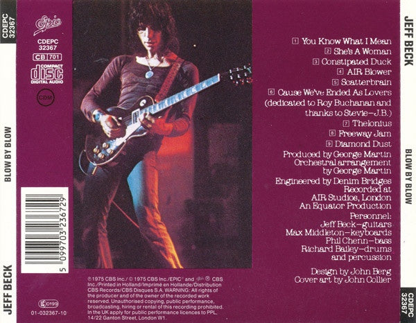 Jeff Beck : Blow By Blow (CD, Album, RE)