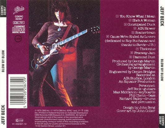 Jeff Beck : Blow By Blow (CD, Album, RE)