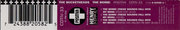 Kenny "Dope" Gonzalez Presents The Bucketheads : The Bomb! (These Sounds Fall Into My Mind) (CD, Single)