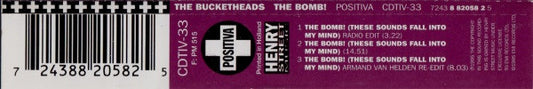 Kenny "Dope" Gonzalez Presents The Bucketheads : The Bomb! (These Sounds Fall Into My Mind) (CD, Single)