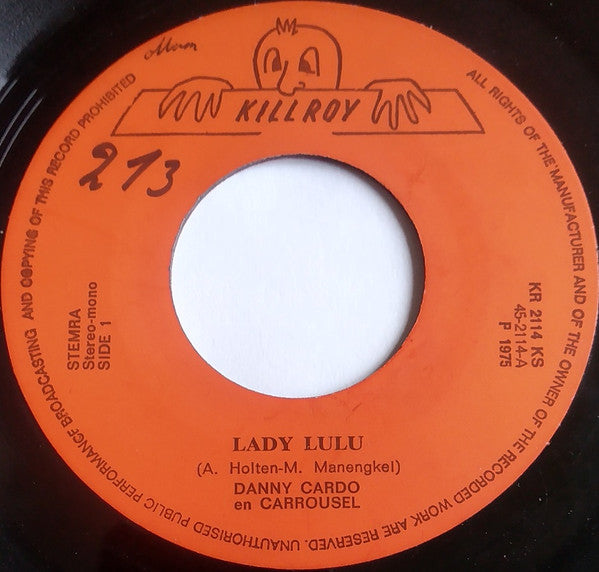 Danny Cardo En Carrousel (4) : Lady Lulu  (7", Single)