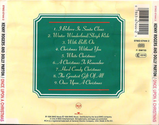 Kenny Rogers & Dolly Parton : Once Upon A Christmas (CD, Album)