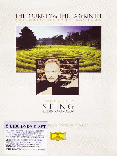 Sting & Edin Karamazov : The Journey & The Labyrinth: The Music Of John Dowland (CD, Album + DVD-V, Ltd, NTSC)