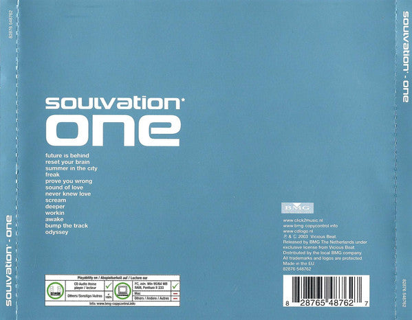Soulvation* : One (CD, Album, Copy Prot.)