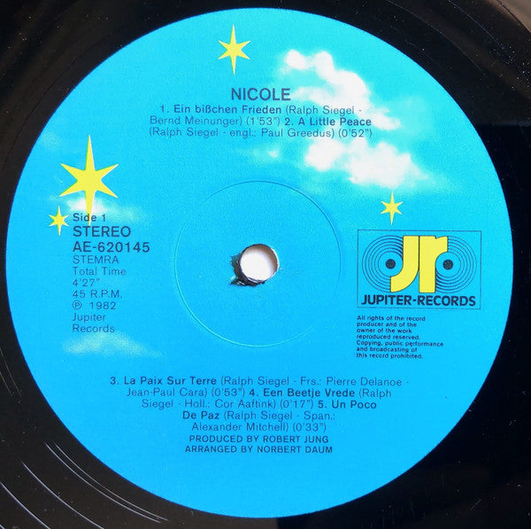 Nicole (2) : Ein Bißchen Frieden (Medley) (12")