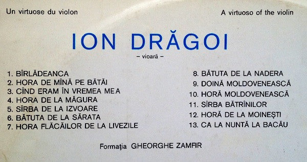 Ion Drăgoi : Un Virtuose Du Violin / A Virtuoso Of The Violin (LP, Album)
