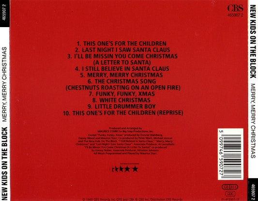 New Kids On The Block : Merry, Merry Christmas (CD, Album, RE)