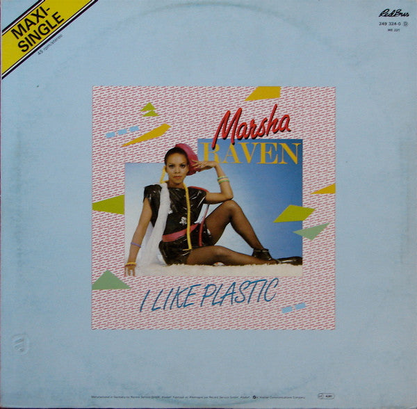 Marsha Raven : I Like Plastic (12", Maxi)