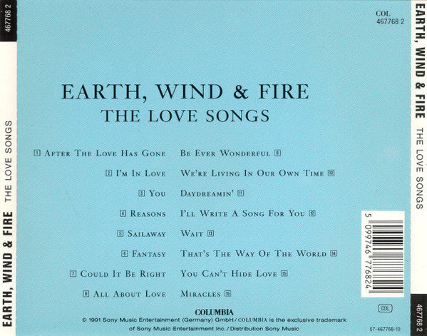Earth, Wind & Fire : The Love Songs (CD, Comp)