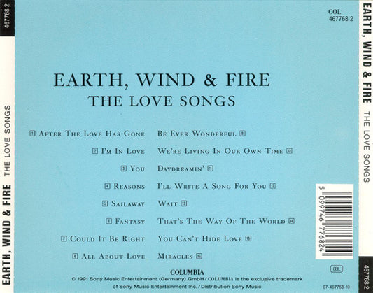 Earth, Wind & Fire : The Love Songs (CD, Comp)