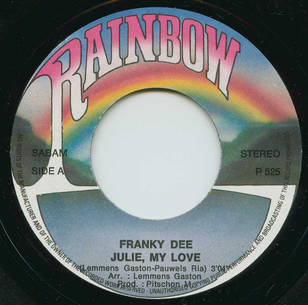 Franky Dee : Julie My Love / Just A Minute (7", Single)