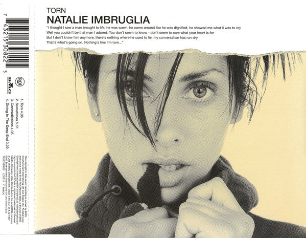 Natalie Imbruglia : Torn (CD, Single, Dis)