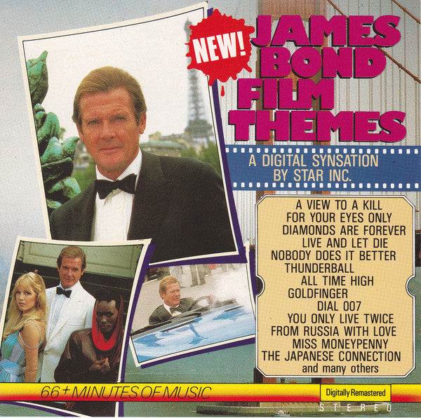 Star Inc. : James Bond Film Themes - A Digital Synsation By Star Inc. (CD, Album)