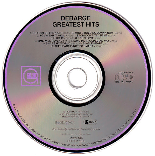 DeBarge : Greatest Hits (CD, Comp, DEN)