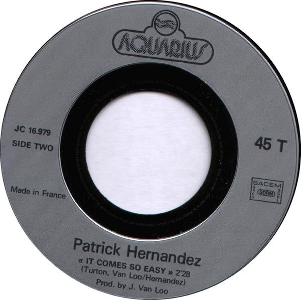 Patrick Hernandez : Disco Queen (7", Single)