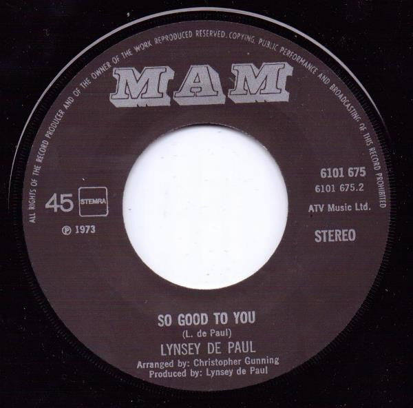 Lynsey De Paul : Won't Somebody Dance With Me (7", Single)