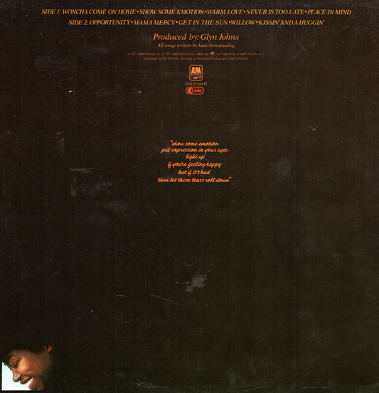 Joan Armatrading : Show Some Emotion (LP, Album)