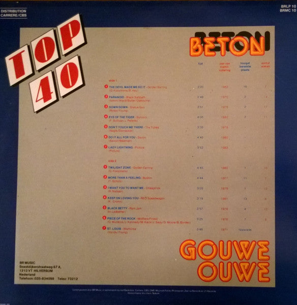 Various : Top 40 Gouwe Ouwe "Beton" (LP, Comp)