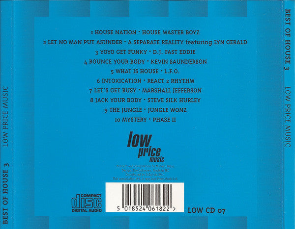 Various : Best Of House Volume Three (CD, Comp, Abl)