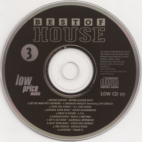 Various : Best Of House Volume Three (CD, Comp, Abl)