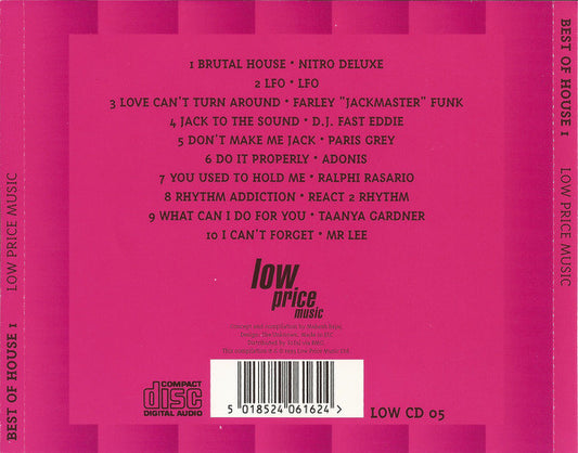 Various : Best Of House Volume One (CD, Comp, Abl)