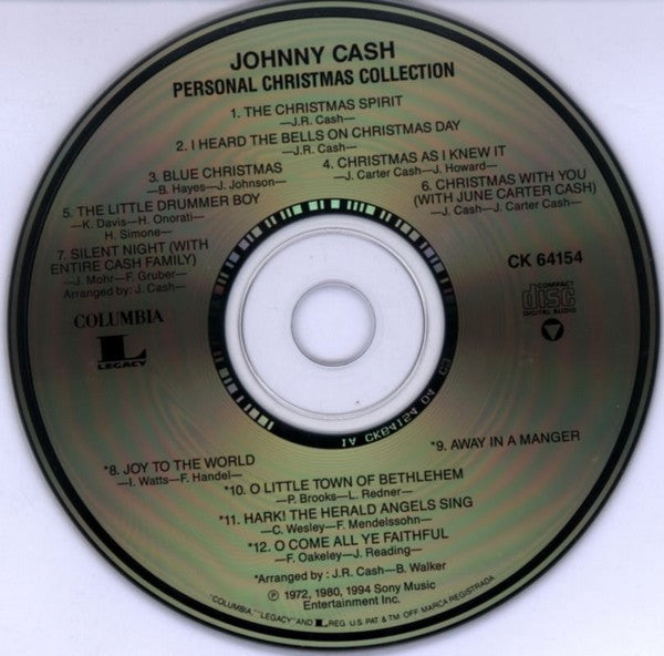 Johnny Cash : Personal Christmas Collection (CD, Comp)
