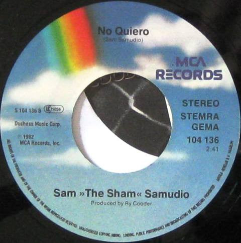 Sam 'The Sham' Samudio* : Palomita (7", Single)