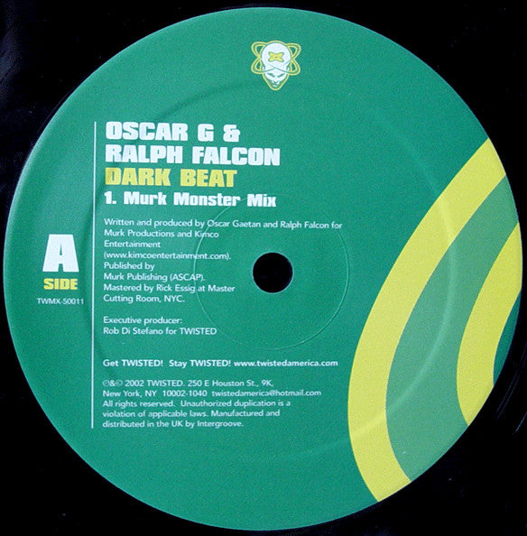 Oscar G & Ralph Falcon : Dark Beat (12")