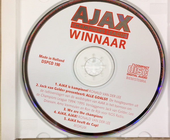 Various : Ajax Champions League Winnaar (CD, MiniAlbum, Comp)