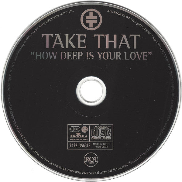 Take That : How Deep Is Your Love (CD, Single)