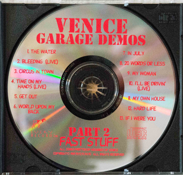 Venice (7) : Garage Demos Part 2 - Fast Stuff (CD, Album, Comp)
