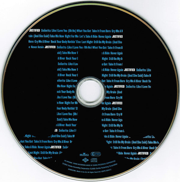 Justin Timberlake : Justified (CD, Album)