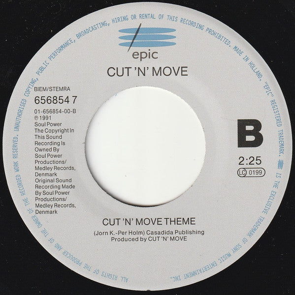 Cut 'N' Move : Take No Crap (Get Serious) (7")