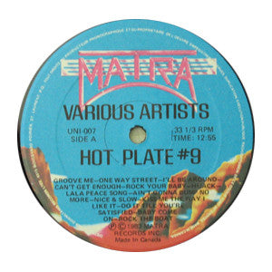 Various : Hot Plate #9 (12", Mixed)