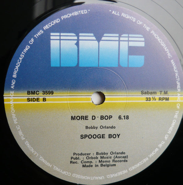 Spooge Boy : D-Bop (12")