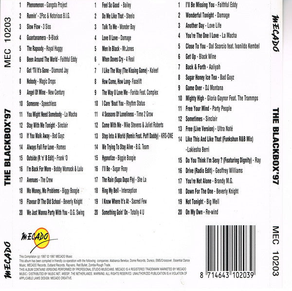 Various : The Blackbox'97 (3xCD, Comp)
