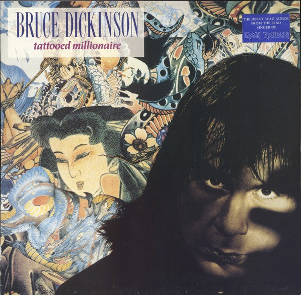Bruce Dickinson : Tattooed Millionaire (LP, Album)