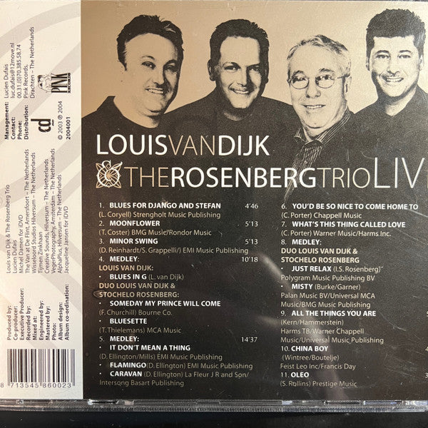 Louis van Dijk & The Rosenberg Trio : Live (CD, Album)