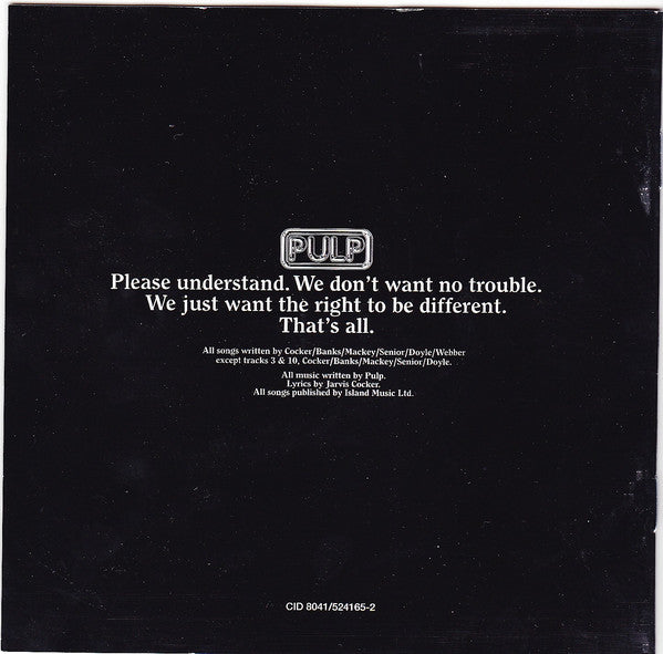 Pulp : Different Class (CD, Album, RE, EDC)