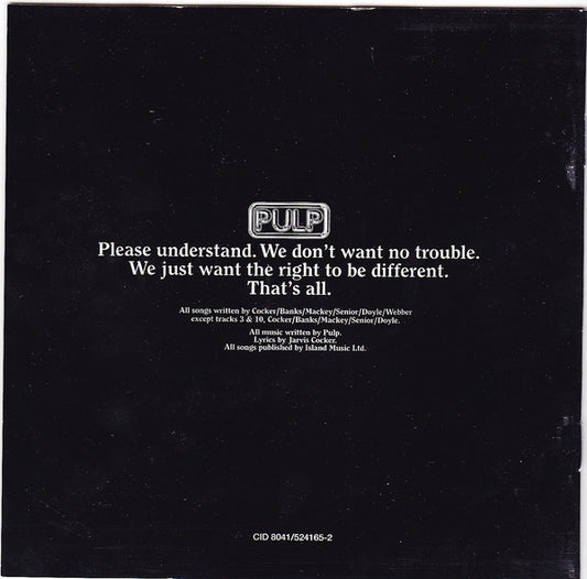 Pulp : Different Class (CD, Album, RE, EDC)