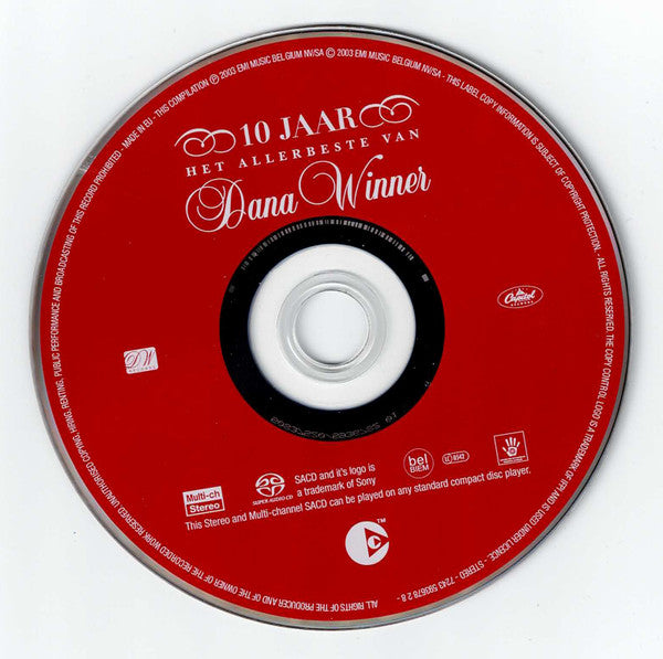 Dana Winner : 10 JAAR - Het allerbeste van Dana Winner (SACD, Hybrid, Multichannel, Comp)