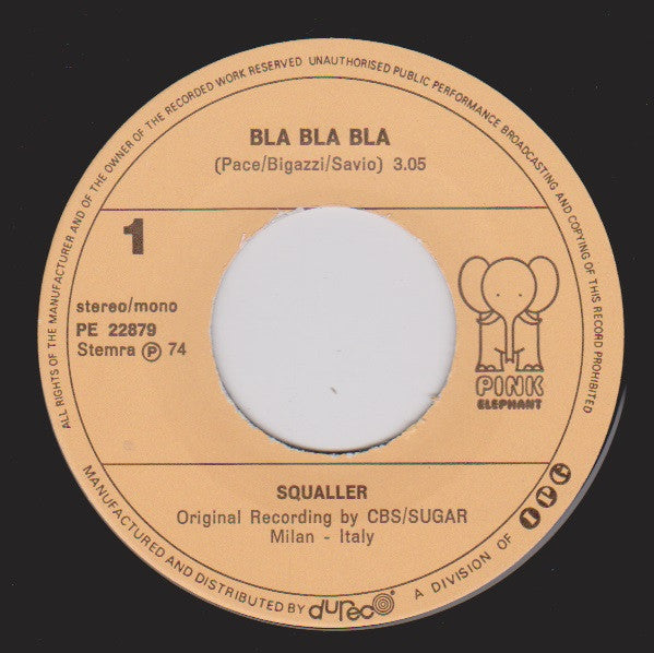 Squallor : Bla, Bla, Bla / Santanna (7", Single)